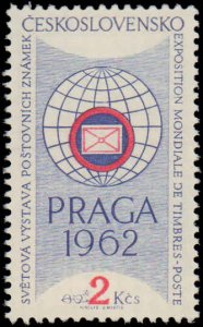 Czechoslovakia #1030, Complete Set, 1961, Stamp Show, Never Hinged