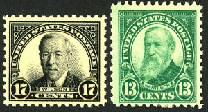U.S. #622-623 MINT OG LH