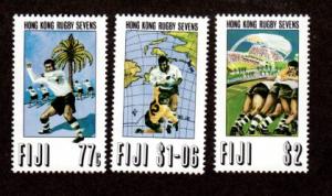 Fiji  684-686 Mint NH Rugby!