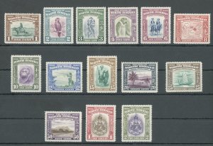 1939 North Borneo, Stanley Gibbons #303-16 - Incomplete Series - 14 Values - MNH