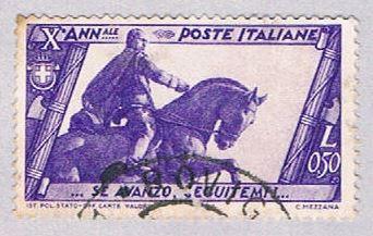 Italy 297 Used Mussolini Statue 1932 (BP3509)