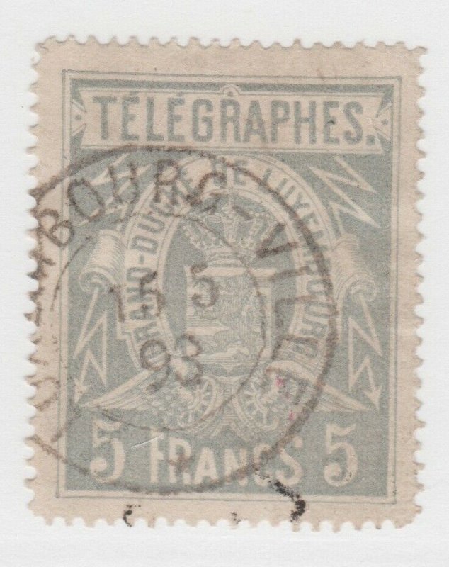 Luxembourg TELEGRAPH Fiscal tax Revenue stamp 6-6-21- hint of a hinge thin?