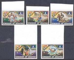 Lesotho Scott # 439 - 443 MNH Imperf  