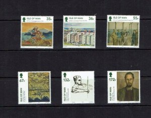 Isle of Man: 2010,  Internment art History (1st Issue)  MNH Set