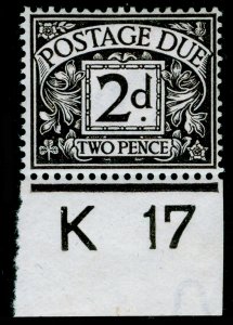 SG D4, 2d agate, NH MINT. CONTROL K17