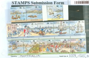 Australia  #1024-1029 Mint (NH)