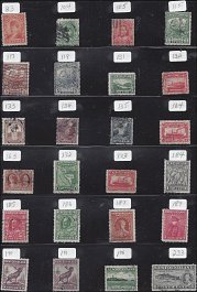 #4 LOT NEWFOUNDLAND  24 USED ALL DIFFERENT    SEE DESCRIPTION FOR PART #'S