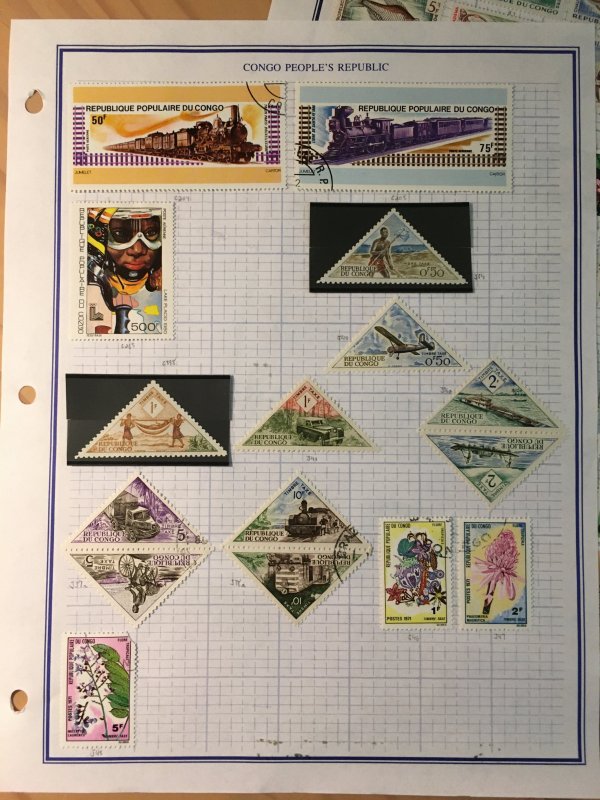 Small collection of Congo stamps