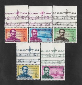 SD)1960 HAITI  FROM THE MUSIC SERIES, CENTENARY OF THE BIRTH OF THE COMPO