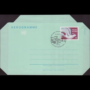 UN-VIENNA 1982 - Aerogramme-Dove s9