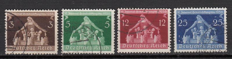 Germany - 1936 Congress of Municipalities Sc# 473/476 (9717)