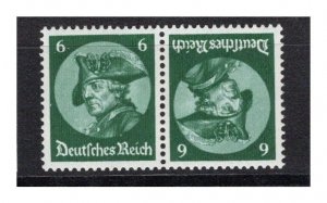 Germany Reich Scott # 398a, mint nh, tete beche, Mi # K17