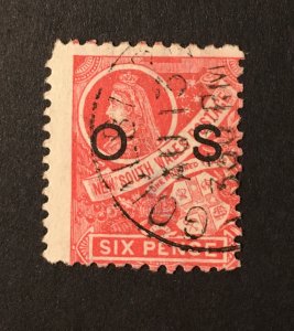 New South Wales, Australian States, Sc.#O27, used, CV $12