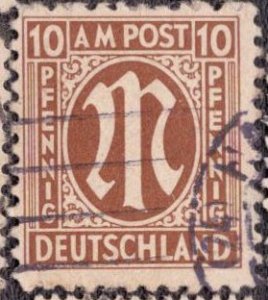 Germany Allied Occupation - 1945 3N7a Used