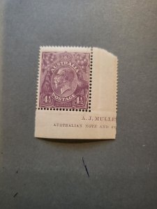 Stamps Australia Scott #35 h