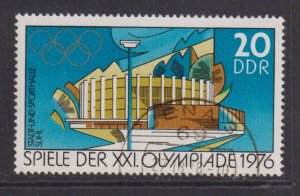 German Democratic Republic DDR #1723  used 1976 Olympic Games 20pf