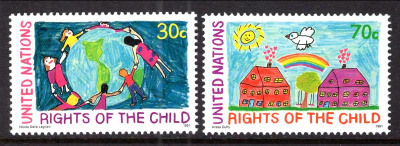 UN New York 593-594 Rights of the Child MNH VF