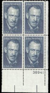 # 1773 MINT NEVER HINGED JOHN STEINBECK VF+