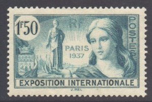 France SG569 - YT 336, 1937 Paris Exhibition 1f50 MH*