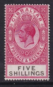 Gibraltar #89 MNH  1925 George V  5sh