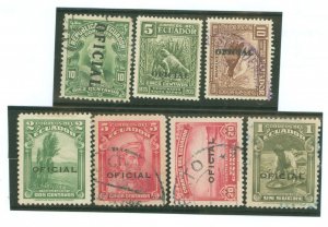 Ecuador #O183/O191/O192/ Used Single