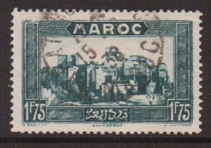 French Morocco   #142   used  1934   Quarzazat  1.75fr