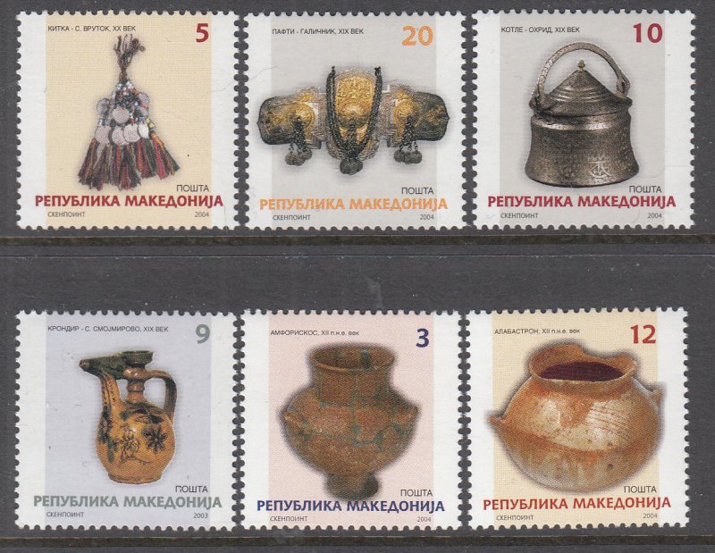 Macedonia 287-292 MNH VF