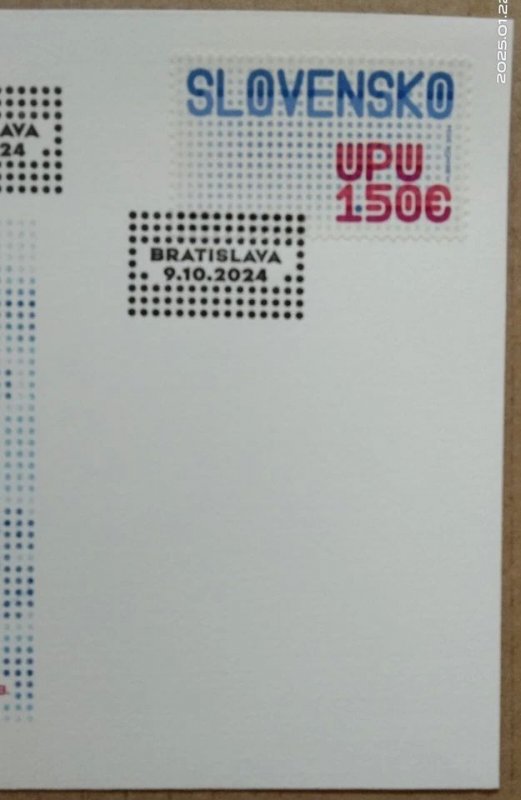 Slovakia 150 Years Of The UPU First Day Cover 2024-ZZIAA