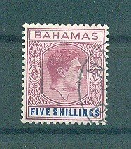 Bahamas sc# 112 used cat value $17.50