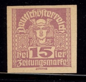 Austria 1920 P37a MNH gray paper