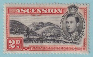 ASCENSION ISLAND 43b  MINT HINGED OG * PERF 13.5 - NO FAULTS VERY FINE! - TRF