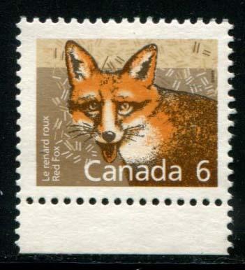 1159 Canada 6c Fox, used