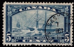 1933 Canada Scott #- 204 5 Cent Steamship Royal William Used