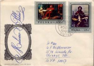 Poland, First Day Cover, Art