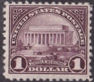 US #571 Mint NH