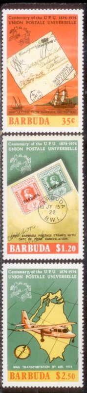 Barbuda 1974 SC# 167-9 MNH-OG E35