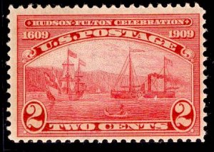 US Stamp #372 2c Carmine Half Moon Clermont MINT NH SCV $21.00