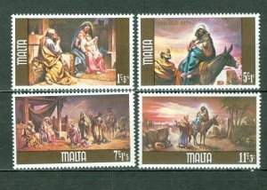 MALTA 1979  CHRISTMAS  #B34-37 SET MNH...$1.10