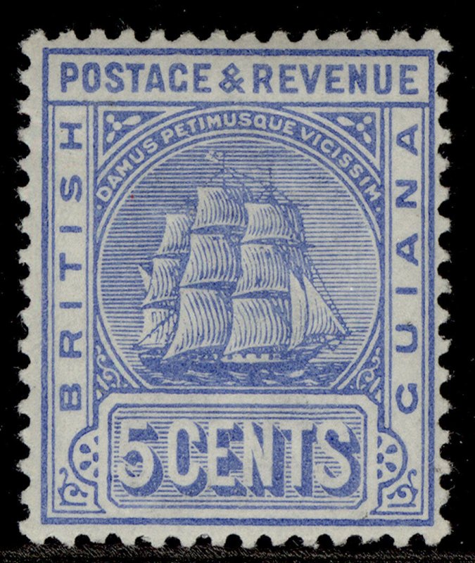 BRITISH GUIANA QV SG214, 5c ultramarine, M MINT.