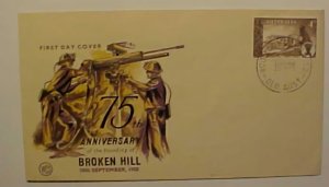 AUSTRALIA FDC BROKEN HILL 1958 WOOLLONGABBA