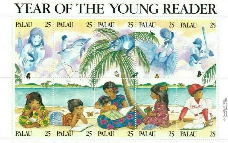 Palau - 1989 - Young Readers - Sheet of 10  - MNH
