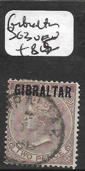 GIBRALTAR  (P1109B) QV 2D ON BERMUDA SG 3  VFU