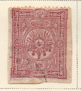 Turkey 1892 Early Issue Fine Used 20p. 087222