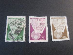 Dominican 1958 Sc 494-96 FU