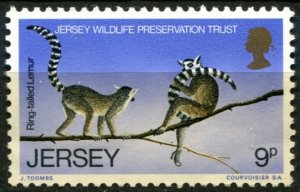 Jersey Sc#52 MNH, 9p multi, Wildlife Preservation Trust (1st Series) (1971)