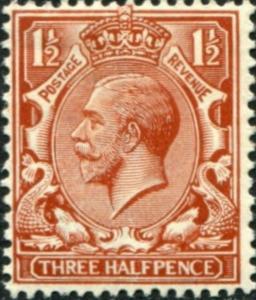 SG364 SPEC N18(16), 1½d bright orange-brown, M MINT. Cat £60.