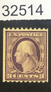 US STAMPS #489 MINT OG H  LOT #32514