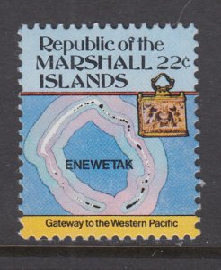 Marshall Islands 42 Map MNH VF