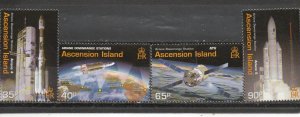 Ascension 818-821 MNH