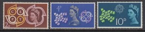 Great Britian 382-4 Europa mnh